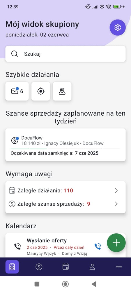  Focus View Pipedrive App