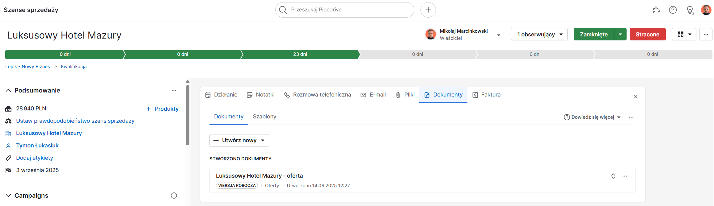 Smart Docs - widok ogólny