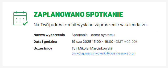 3 - potwierdzenie zapisu
