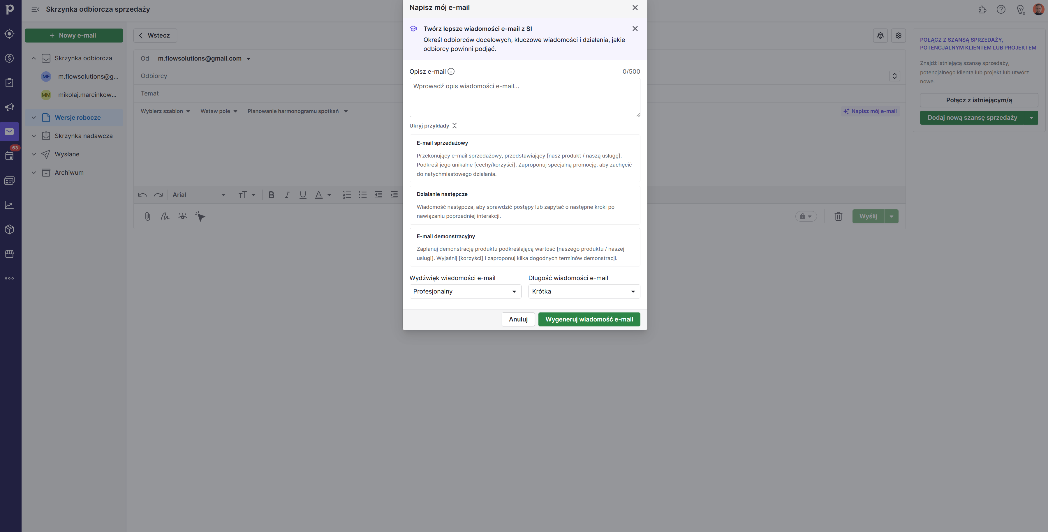 Sztuczna inteligencja w Pipedrive CRM