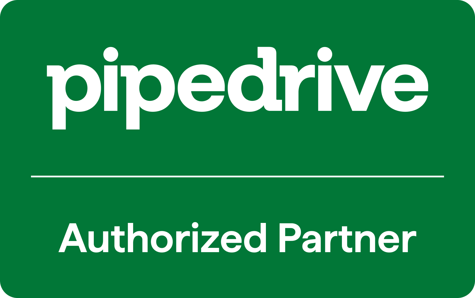 Odznaka Autoryzowanego Partnera Pipedrive